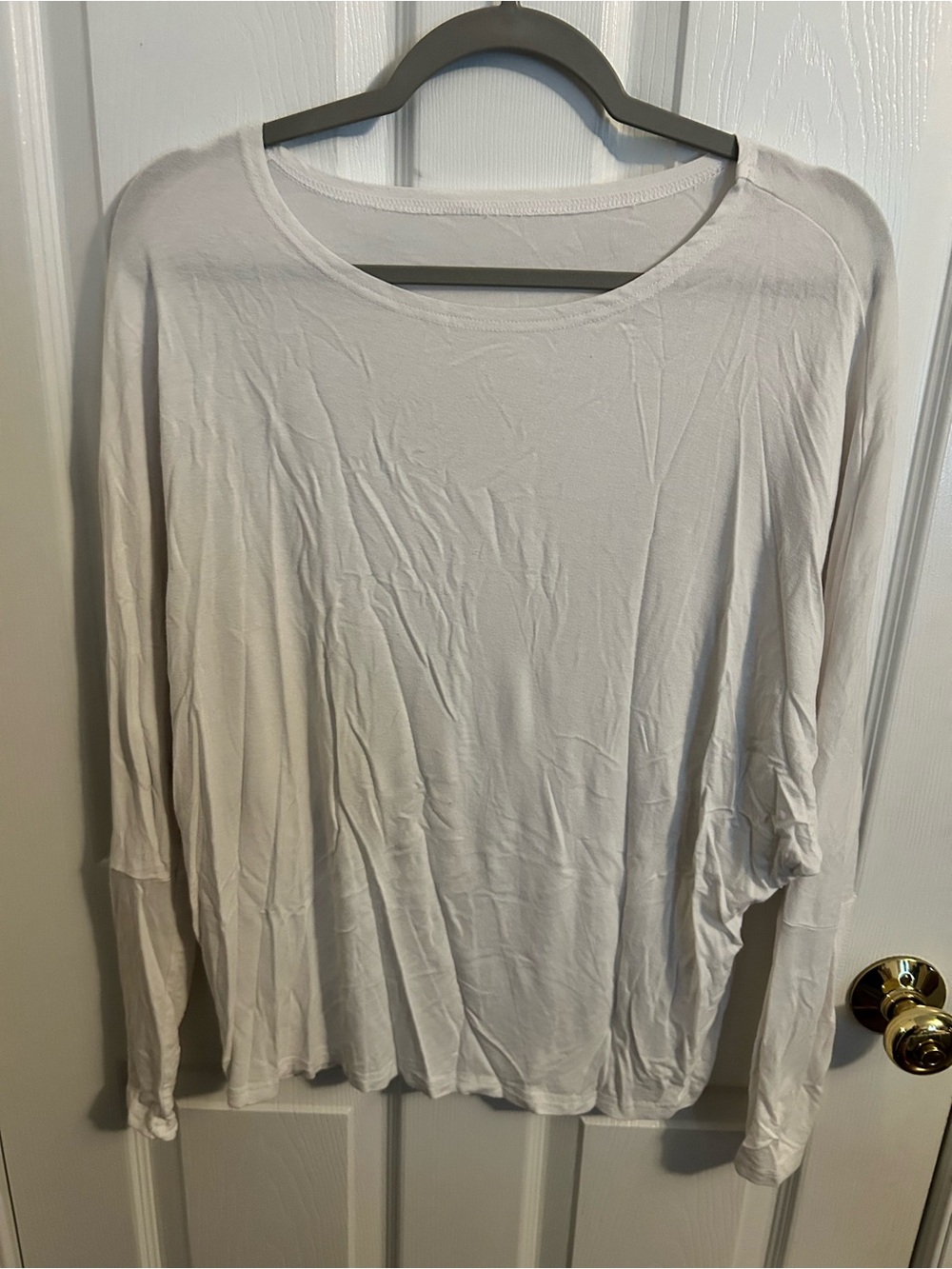 White Long-Sleeve Tee Women’s